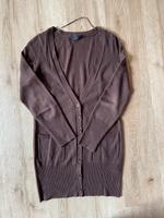 Dunkelbraune geknöpfte lange Strickjacke Cardigan Nordrhein-Westfalen - Vreden Vorschau