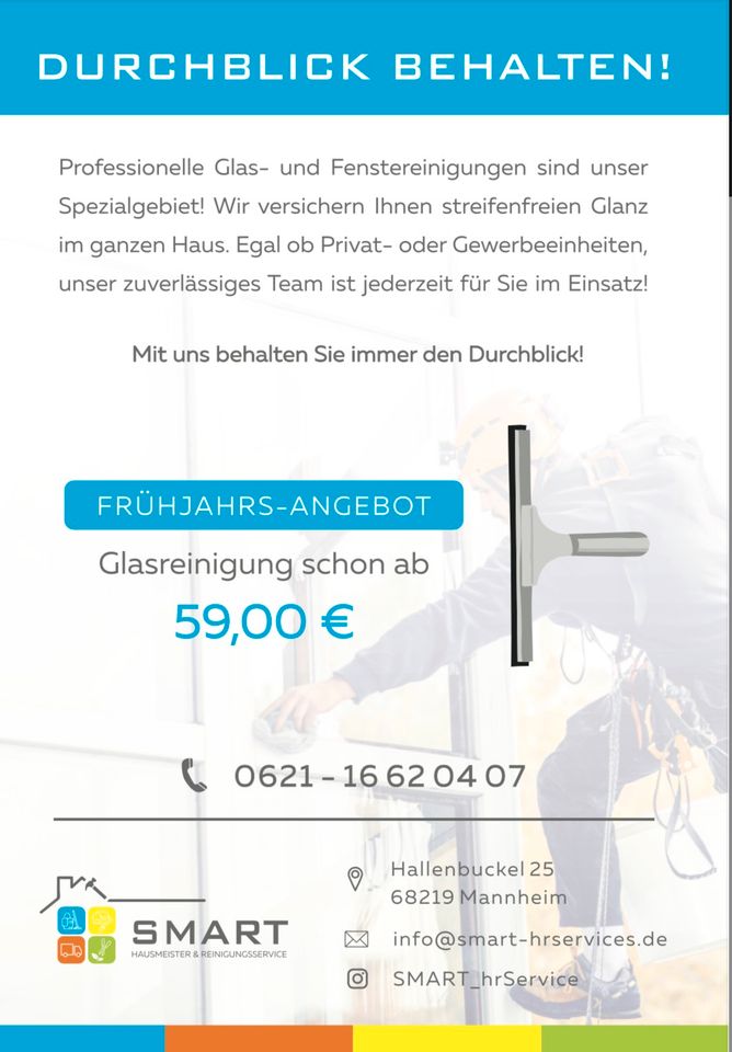 Glasreinigung / Fensterputzer / Fensterreinigung ab 59,00€! in Neustadt an der Weinstraße