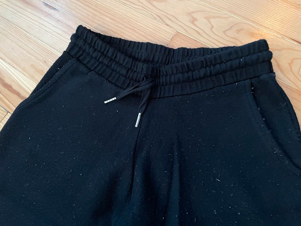 Jogger / Jogg-Pants Strick- / Woll-Optik von Zara schwarz Größe S in Neunkirchen