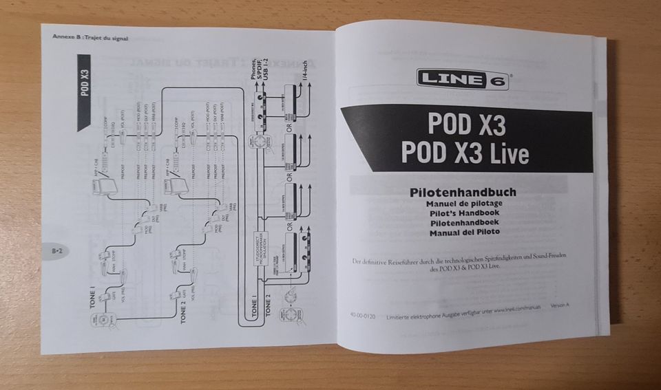 Line6 POD X3 Gitarren-Effektgerät in Salach