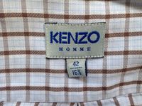 Hemd Kenzo hellblau braun kariert Gr. 16 1/2 42 M - L tadellos Bayern - Günzburg Vorschau