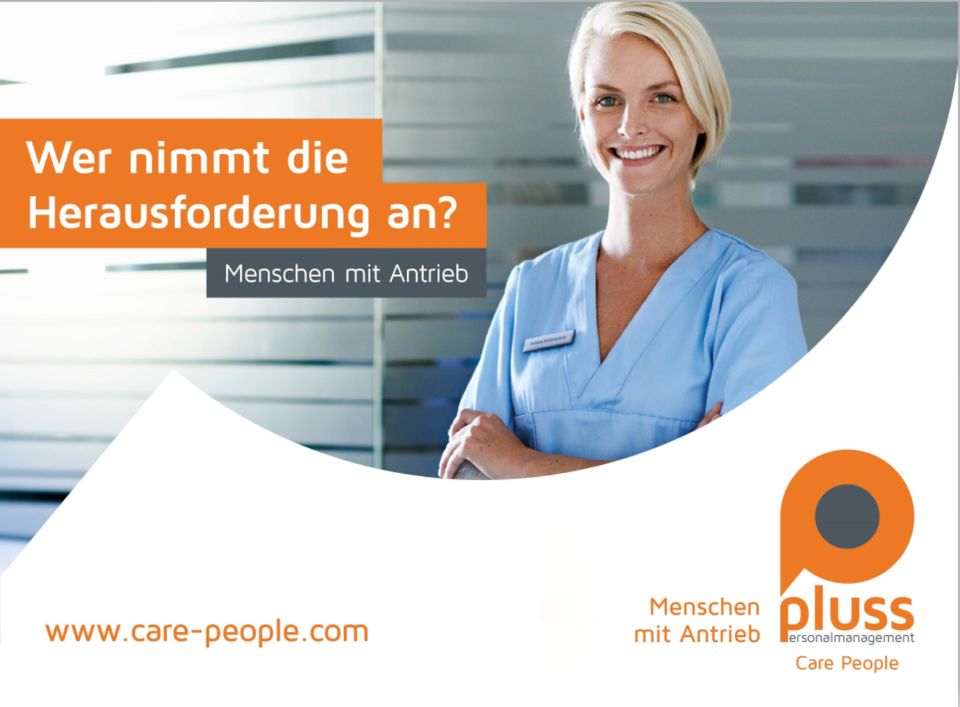 Gesundheits- und Krankenpfleger (m/w/d): 22€/Std. bei pluss! in Seesen