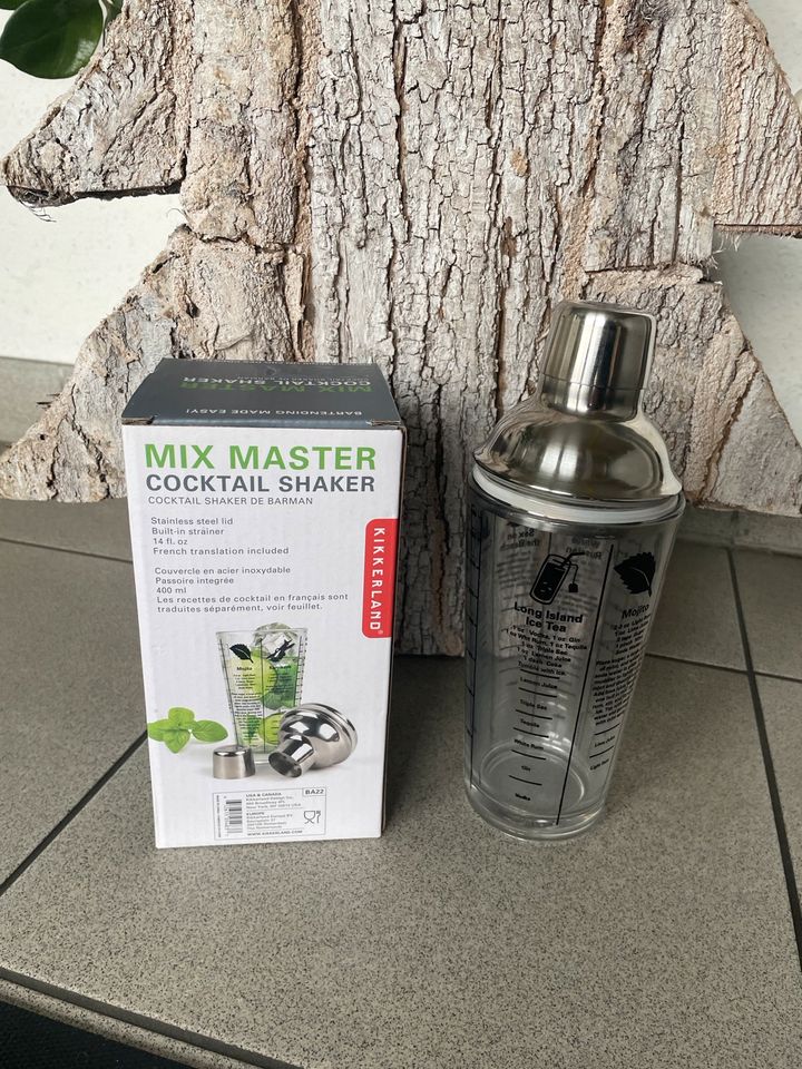 Kikkerland Mix Master Cocktail Shaker