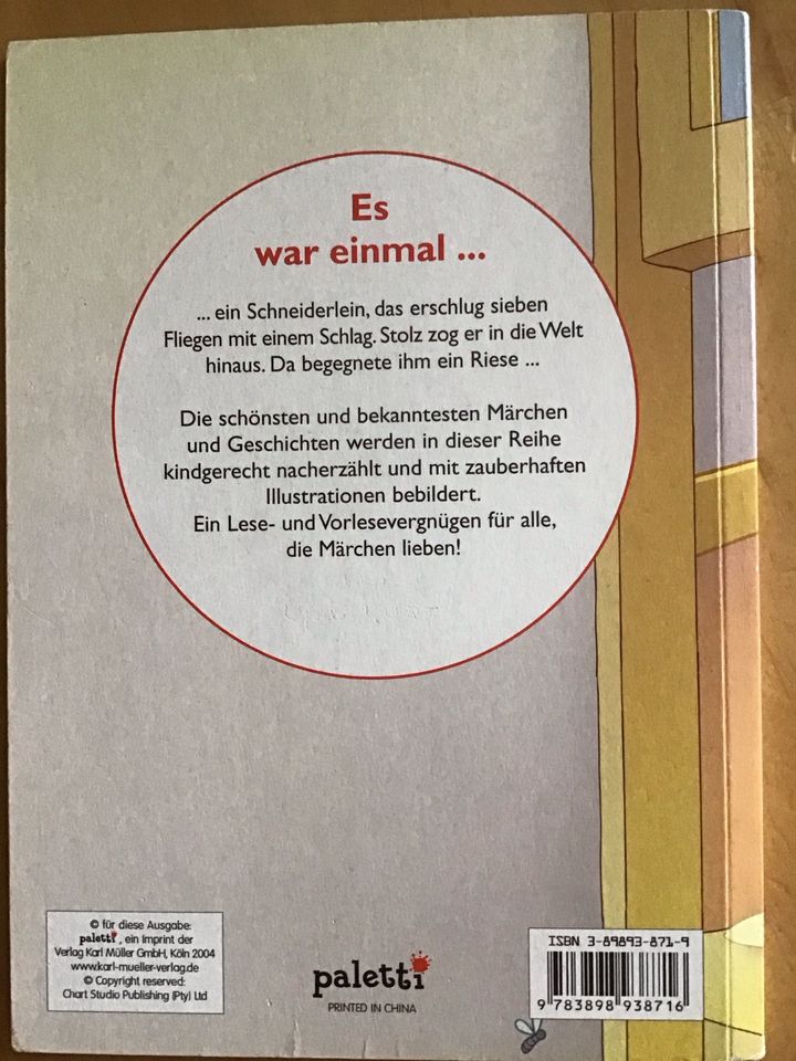 Das tapfere Schneiderlein Mein allererstes Märchenbuch in Hackenheim