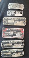 NSU Typenschild Oldtimer Original Quickly 1954-1960 Brandenburg - Caputh Vorschau