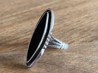 Ring Silber Silberring Echtschmuck Onyx Stein schwarz Bayern - Buchloe Vorschau