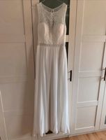 Brautkleid, lang, Größe 34/36, weiß, spitze, boho/vintage Rheinland-Pfalz - Hachenburg Vorschau