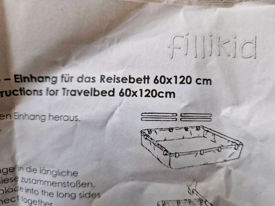 2 Stangen für Einhang Reisebett 114 cm lang in Berlin