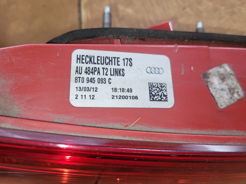 Rückleuchte Audi A5 8T Links 8T0945093 Rücklicht in Duisburg