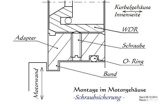 Trabant / IFA Motor Dichtring an der Kurbelwelle 42 X 67 X 10 mm in Oberursel (Taunus)