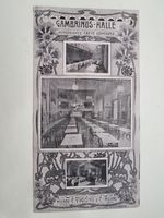 Gambrinus Halle Mailand  Ristorante Caffe Concerto Preisliste1904 Baden-Württemberg - Leonberg Vorschau