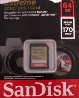 SanDisk 64GB Extreme 170MB/S SD-Karte Bayern - Erding Vorschau