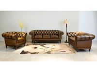 Chesterfield London Sofagarnitur Polstergarnitur 3/2/1 UVP*6.490 Münster (Westfalen) - Gremmendorf Vorschau