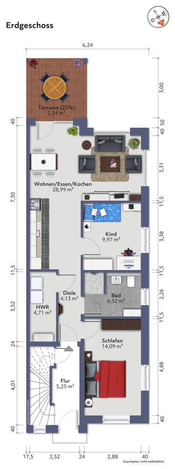 KFW40 QNG: Energieeffizientes und Barrierefreies Wohnen in Schloß Holte! *Provisionsfrei* in Schloß Holte-Stukenbrock