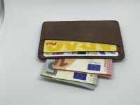 Handgefertigtes Leder Kartenetui Luxusetui Card Holder Geldbeutel Bayern - Bellenberg Vorschau