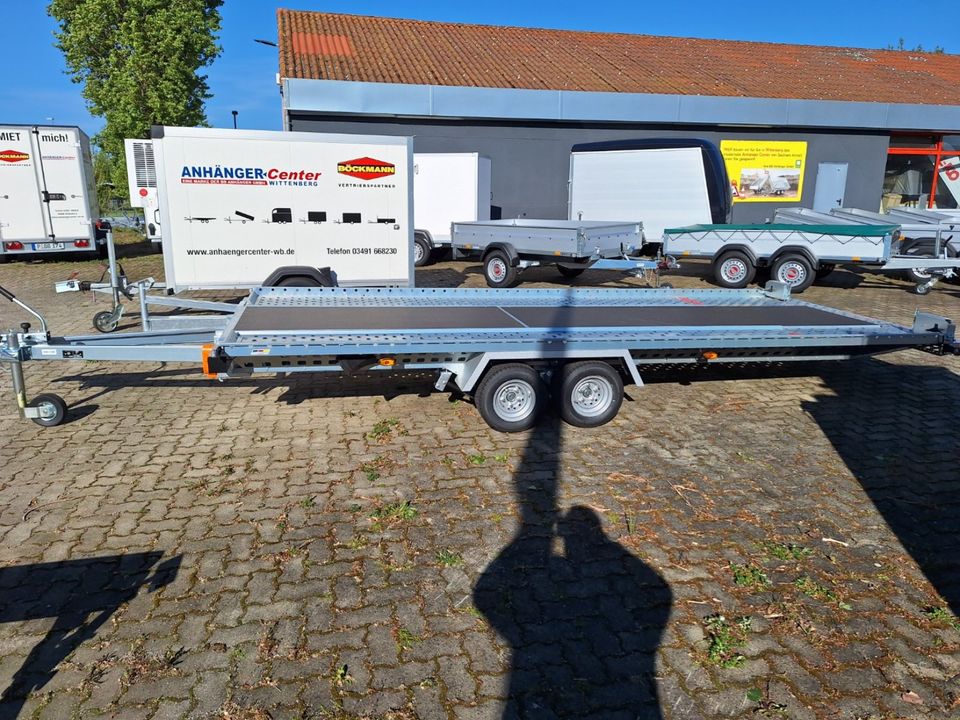 Autotrailer Pkw Anhänger STEMA 4,9x2m 2,7t Fahrzeugtransporter in Lutherstadt Wittenberg