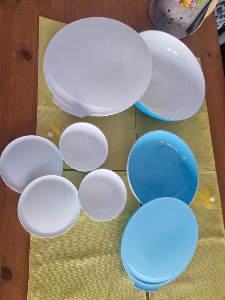 Tupperware blaues Allegra Set in Glauburg