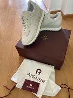 AUSVERKAUFT ! AIGNER Dalia Leder Sneakers weiß Gr. 37 NEU 389 Eur Köln - Weidenpesch Vorschau
