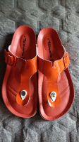 Tamaris Schuhe 41 Orange Lack Pantolette Sandale Zehentrenner Bremen - Neustadt Vorschau