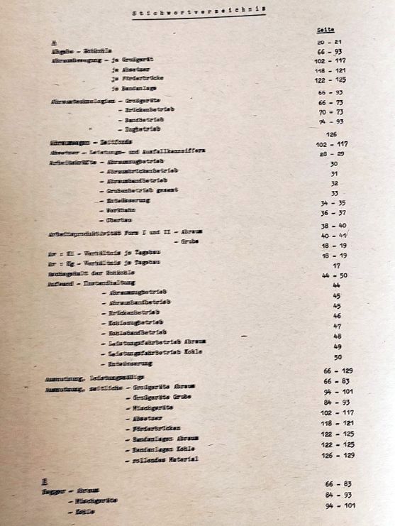 Bergbau DDR Wirtschaftlicher Jahresbericht 1972 in Senftenberg