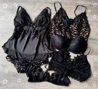 ღTOP Dessous Paket Damen Spitzenwäsche schwarz gold BH Gr. M 38 ღ Niedersachsen - Rastede Vorschau
