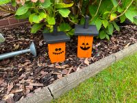 2er Set Halloween Kürbisse aus Holz Herbst Dekoration Niedersachsen - Stade Vorschau