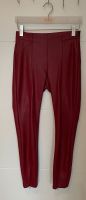 Leggings Hose Lederimitat S Rot Zara Neu Hessen - Seligenstadt Vorschau