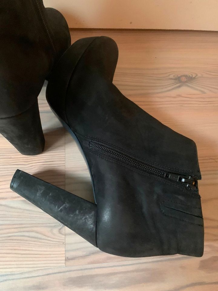 Kennel & Schmenger Ankle Boots Stiefeletten schwarz Leder Gr. 38 in Hamburg