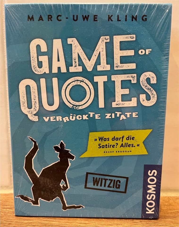 Spiel „Games of Quotes - verrückte Zitate“ Mark-Uwe Kling ++ OVP in Ebstorf