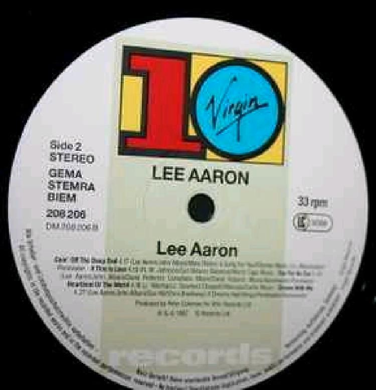 Lee Aaron ‎– Lee Aaron Vinyl Schallplatten LPs in Sayda