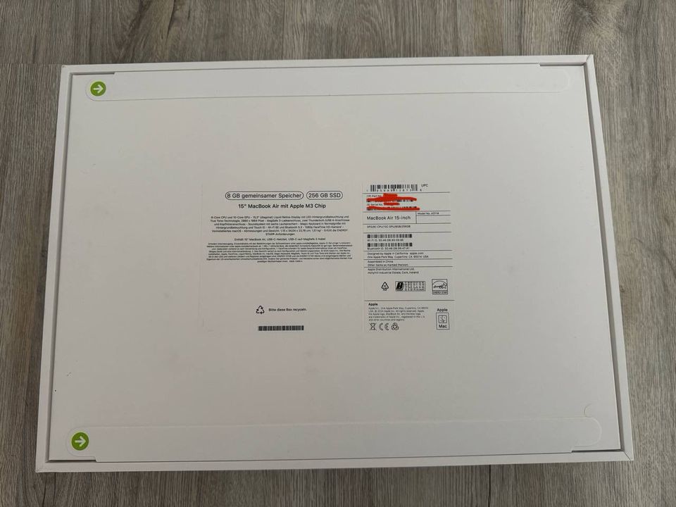 Apple MacBook Air 2024 15‘‘ 15 Zoll M3 256GB NEU + VERSIEGELT in München