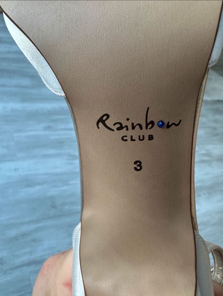 ⭐️ RAINBOW BRAUTSCHUHE IVORY HOCHZEIT GRÖSSE 36 NP 144 EURO BRAUT in Bergisch Gladbach