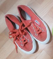 KINDER - Sneaker SUPERGA COTU CLASSIC orange / weiß Gr. 34 Hessen - Liederbach Vorschau