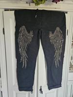 Tredy Hose schwarz Flügel Glitzer Gr. 2 44 46 48 Dortmund - Syburg Vorschau