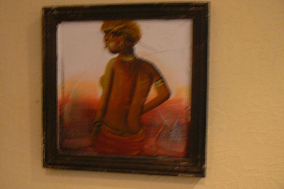 Deko 2 St. Bilder ca.38 x 38 cm . AFRIKA Motive und 2 Krüge/Vasen in Euskirchen