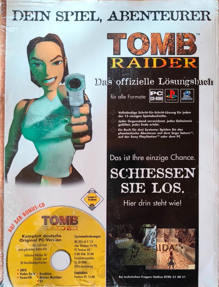 Tomb Raider Lösungsbuch incl. CD in Nördlingen