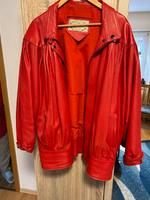 Damenlederjacke in Rot Gr44/46 Brandenburg - Spremberg Vorschau