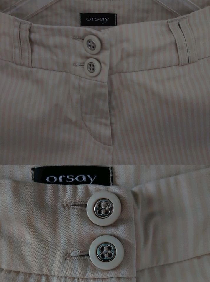 Orsay, Shorts (Baumwolle, leicht gestreift) in Köln