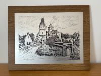 Schönes Bild auf Metallplatte Burg Frankenstein Hessen - Darmstadt Vorschau