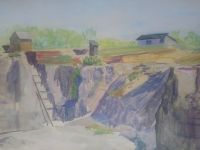 Erhard Brude (1874-1959) - Aquarell - Stuttgart - Tagewerk - 1949 Niedersachsen - Zeven Vorschau