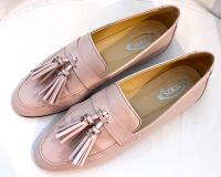 Tod's Schuhe Mokassins Tassel Loafer 38 Rosa Leder T Logo Hamburg-Nord - Hamburg Uhlenhorst Vorschau