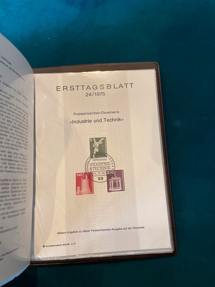 Ersttagsblatt 1-24 1975 Briefmarken in Brilon