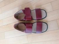 Cos style 39 Sandalette Sandale bordeaux Leder Klett Berlin - Pankow Vorschau