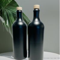 2x hochwertige Steinzeugflaschen "schwarz-matt" 750 ml mit Korken Dresden - Coschütz/Gittersee Vorschau