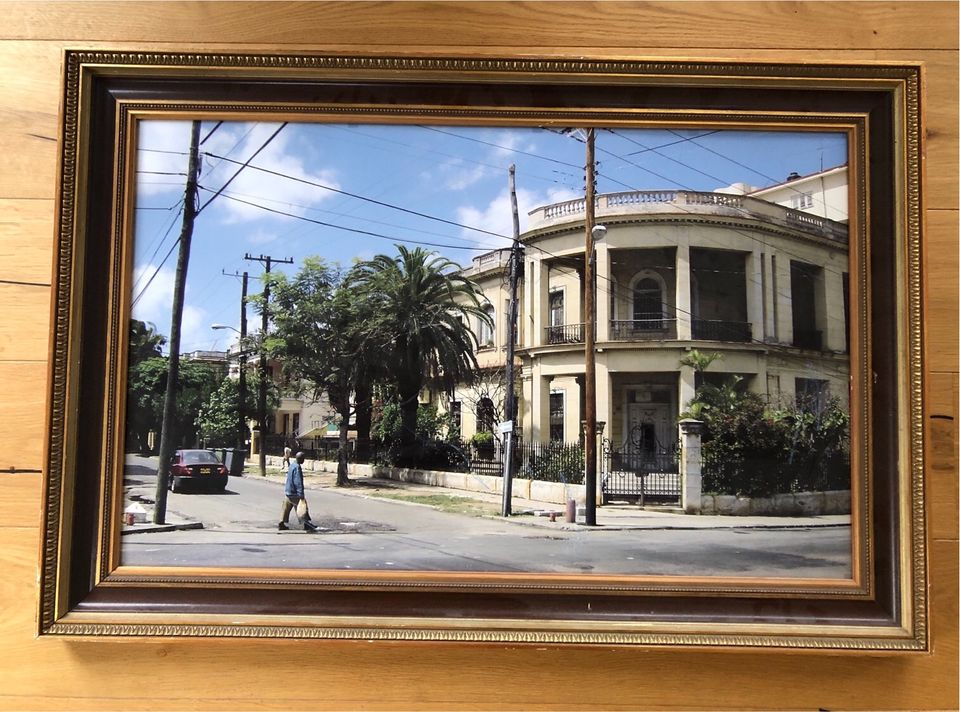 Alter großer Bilderrahmen Fotorahmen Cuba Kuba Havanna gerahmt in Taunusstein