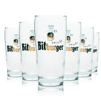 6x Bitburger Bier Glas 0,25l Willy Becher Longdrink Gläser Beer Baden-Württemberg - Pforzheim Vorschau