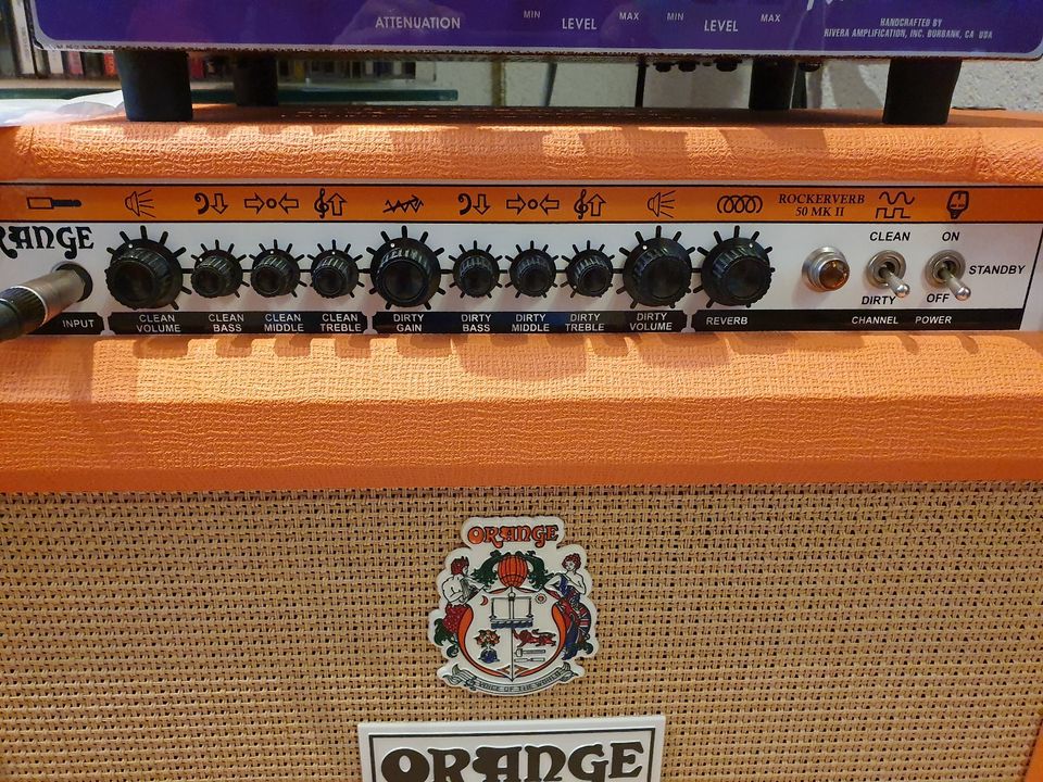 Gitarrenverst.Orange Rockerverb 50 MKII /Leistungsred /Pedalboard in Burgrieden