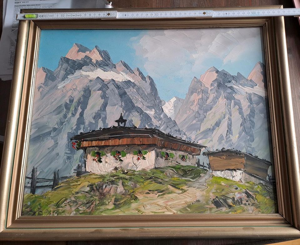 Tirol Gemälde antik retro in Neutrebbin