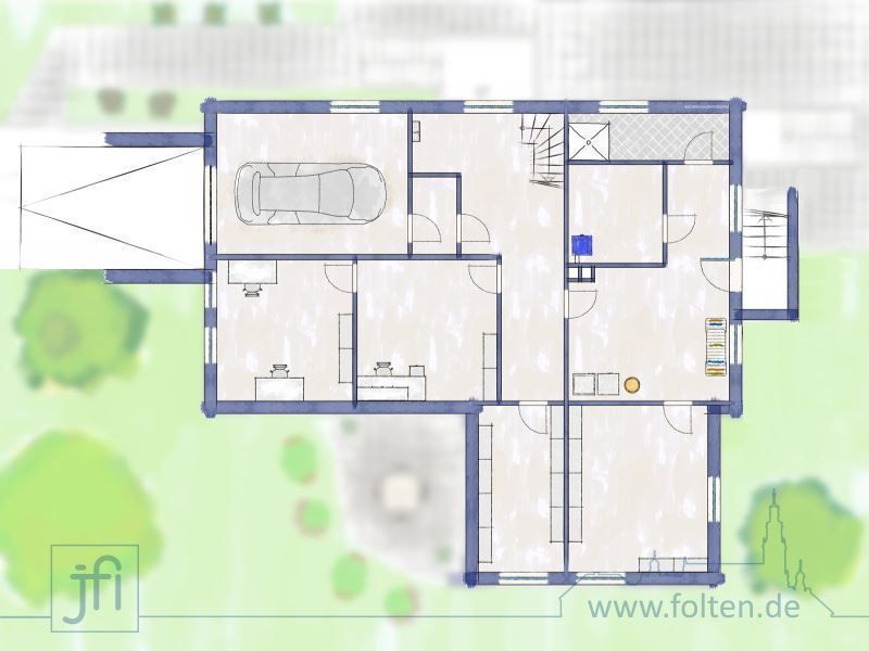 Großzügiges Wohnhaus mit Ausbaupotential und Tiefgarage in Nortmoor in Leer (Ostfriesland)