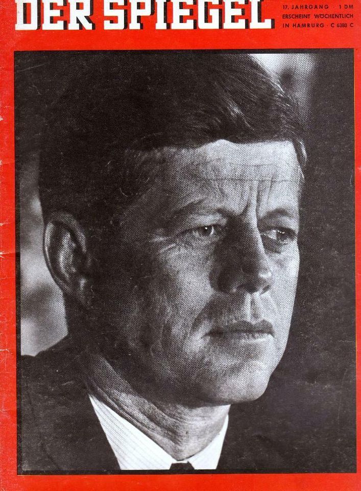 DER SPIEGEL,  Nr. 48 vom 27.11.1963, Titelbild "John F.Kennedy" in Frankfurt am Main